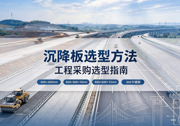 陵城沉降板选择方法